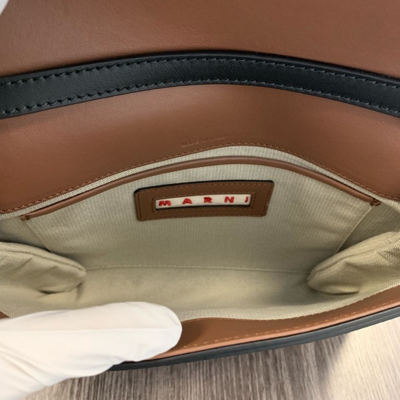 MARNI Calfskin Trunk NWT Shoulder Crossbody Bag - Picture 7 of 10